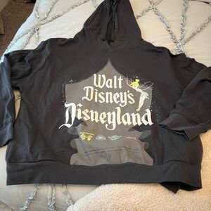 Disneyland Black Hoodie with Tinkerbell